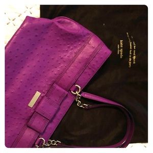 New Kate Spade purple chain shoulder bag
